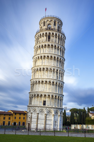 Célèbre tour Toscane Italie ciel [[stock_photo]] © vwalakte