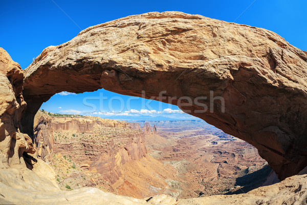 View of Mesa Arch Stock photo © vwalakte