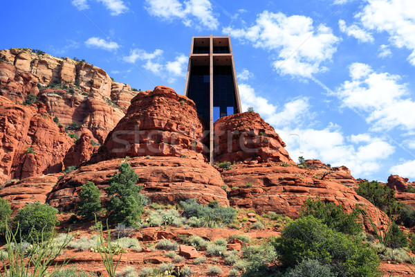Famous Chapel of the Holy Cross Stock photo © vwalakte