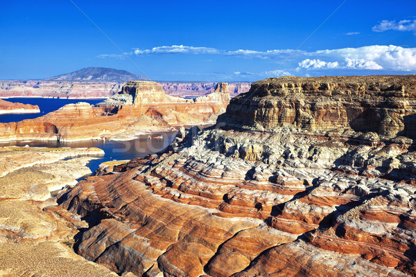 Famous landscape of the lake Powell Stock photo © vwalakte