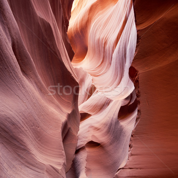 Antelope Canyon square Stock photo © vwalakte