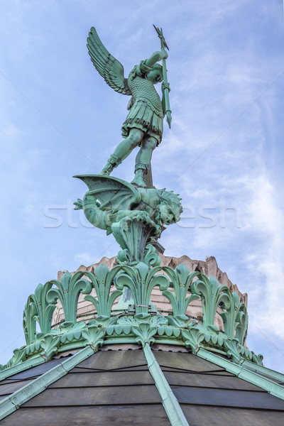 Saint-Michel statue Stock photo © vwalakte