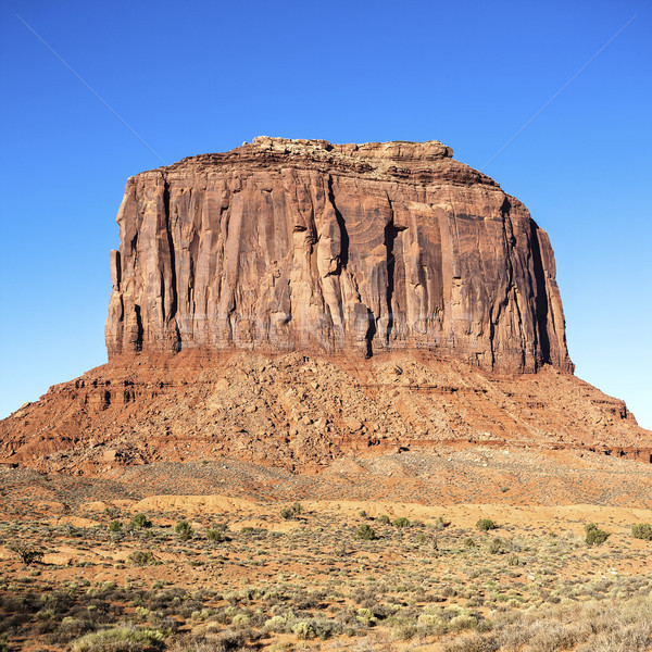 ünlü kaya görmek vadi ABD gökyüzü Stok fotoğraf © vwalakte