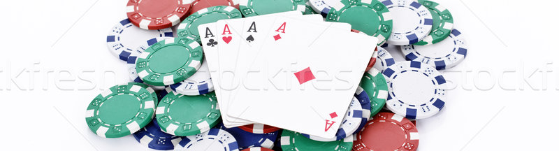 panoramic poker Stock photo © vwalakte