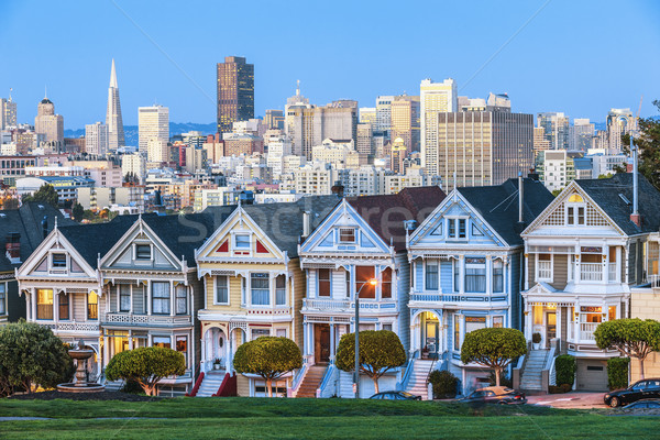 The Painted Ladies of San Francisco Stock photo © vwalakte