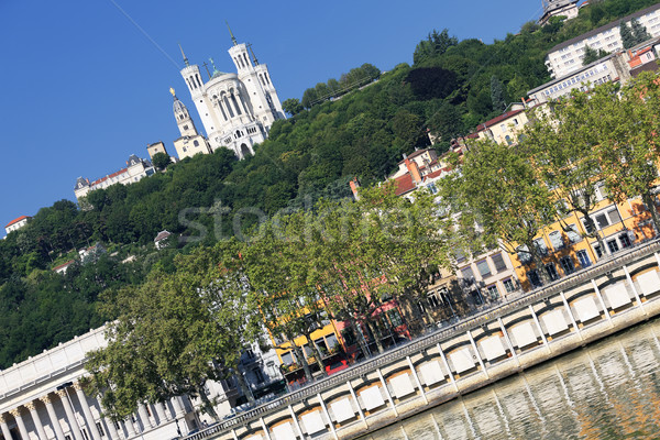 Foto stock: Ver · Lyon · rio · original · França · água