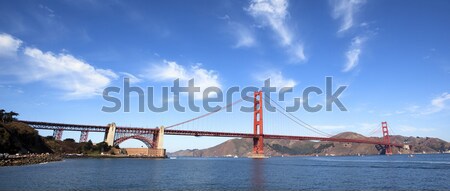 Híres Golden Gate híd San Francisco Kalifornia USA fém Stock fotó © vwalakte