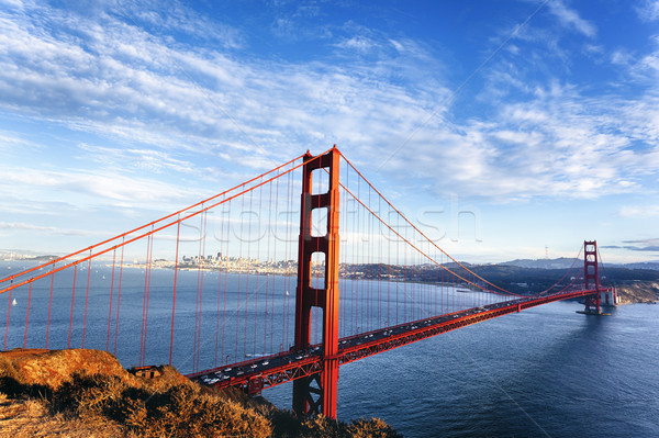 famous view of Golden Gate Bridge Stock photo © vwalakte