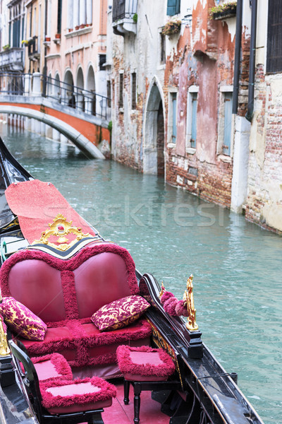 Veneciano paisaje hermosa romántica agua puente Foto stock © vwalakte