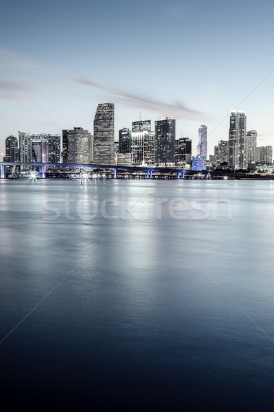 Miami Florida speciaal stad business water Stockfoto © vwalakte