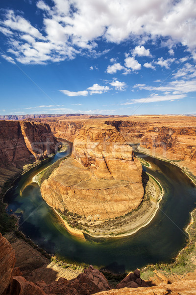 Vertical view of famous Horseshoe Bend Stock photo © vwalakte