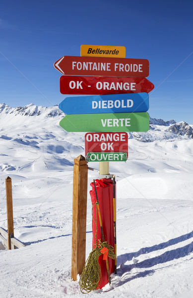 skiing area Stock photo © vwalakte