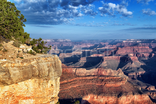 Stockfoto: Horizontaal · beroemd · grand · Canyon · zonsopgang · Arizona