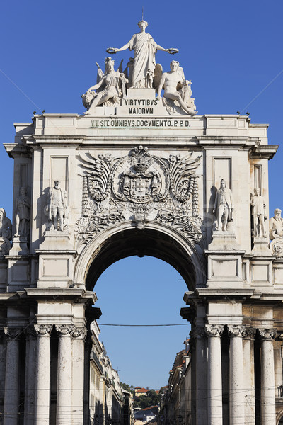 Stock photo: farmous arch at commerce square