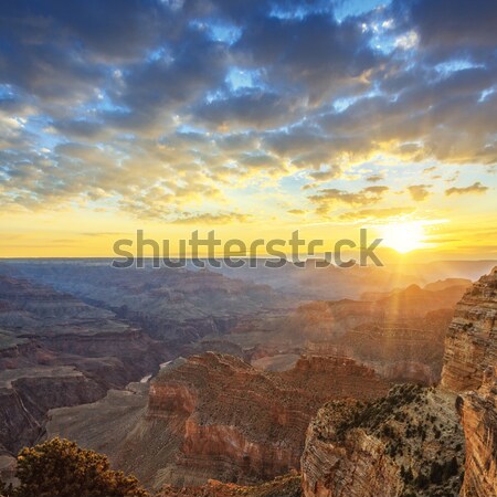 View noto Grand Canyon sunrise USA natura Foto d'archivio © vwalakte