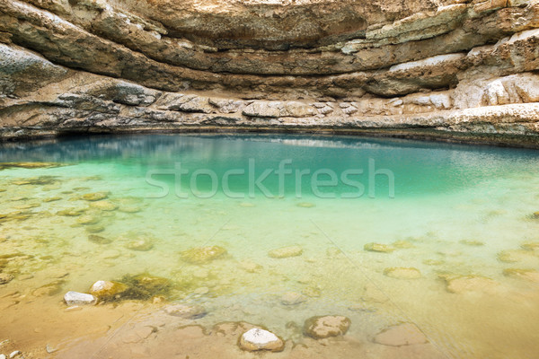 Sinkhole Bimmah Oman Stock photo © w20er