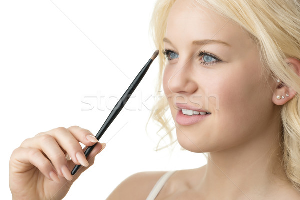 closeup makeup applying  Stock photo © w20er