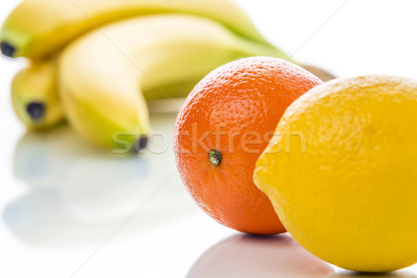 Stock photo: Group of fruits