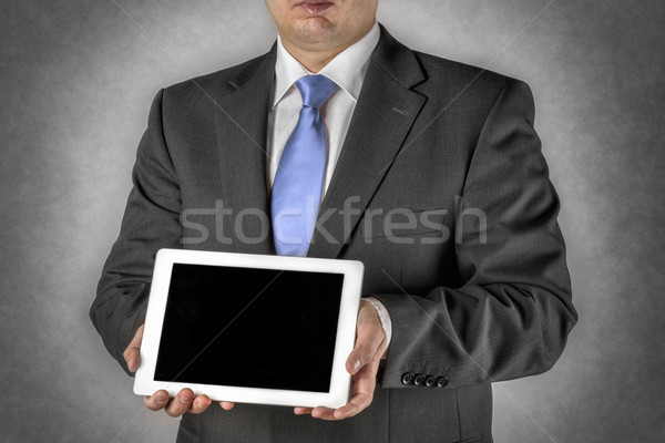 Businessman with tablet computer Stock photo © w20er
