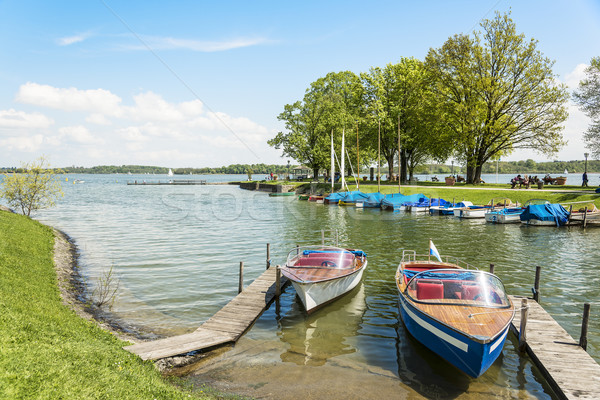 boats on the Chiemsee, Germany Stock photo © w20er