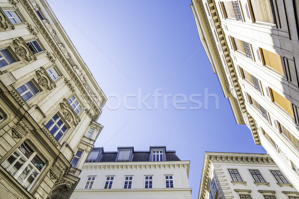 Stockfoto: Historisch · gebouw · Wenen · Oostenrijk · beneden · blauwe · hemel