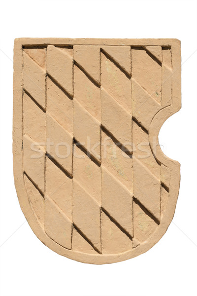 Coat clay with Bavarian diamond pattern Stock photo © w20er
