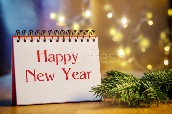 ring binder Happy New Year Stock photo © w20er