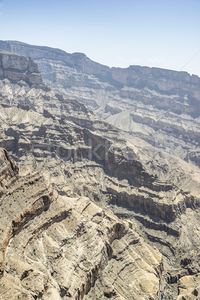 Canyon Jebel Shams Stock photo © w20er