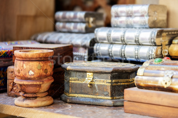 рынке Оман цвета продажи арабских мусульманских Сток-фото © w20er