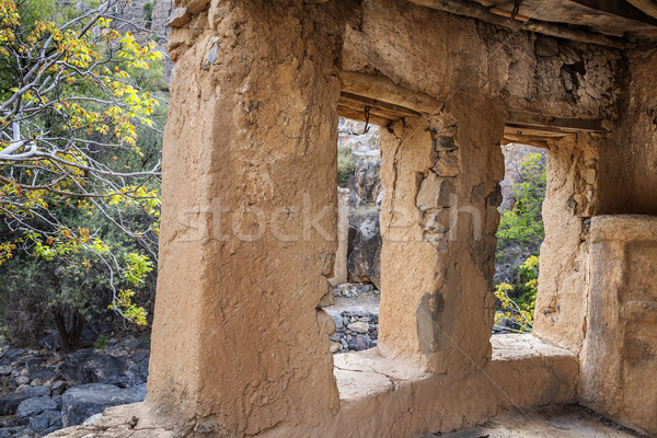 Ruins Wadi Bani Habib Stock photo © w20er