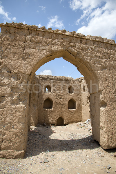 Ruins in Tanuf Oman Stock photo © w20er