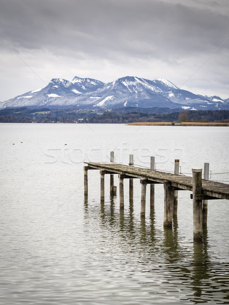 Chiemsee jetty Stock photo © w20er