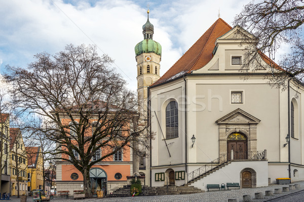 Church in a small town in Germany Stock photo © w20er
