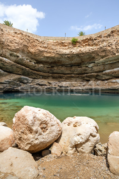 Sinkhole Bimmah Oman Stock photo © w20er