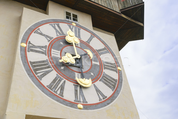 Clock Tower Graz Austria Stock photo © w20er