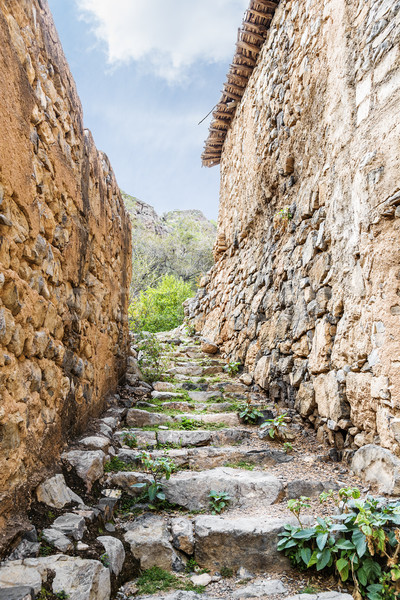 Stairs Wadi Bani Habib Stock photo © w20er