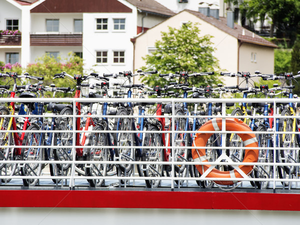 Bicycles on passenger ship Stock photo © w20er