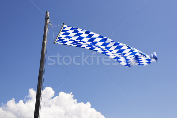 Waving Bavarian flag Stock photo © w20er