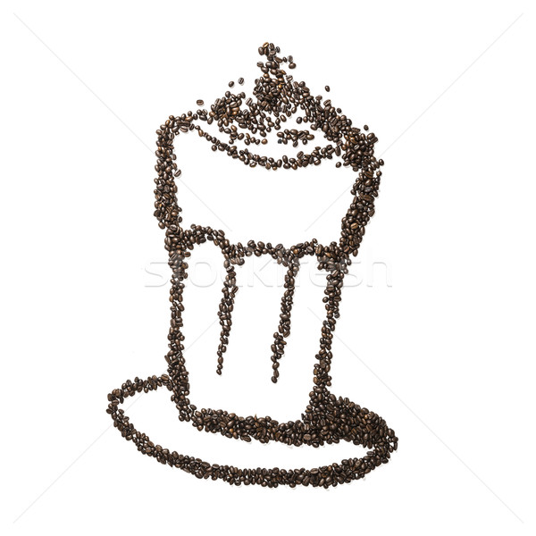 Coffee Bean Latte Macchiato Stock photo © w20er