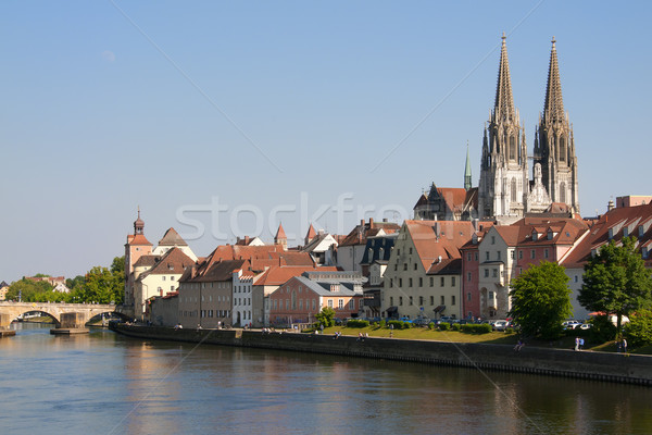 Cityscape Regensburg Stock photo © w20er
