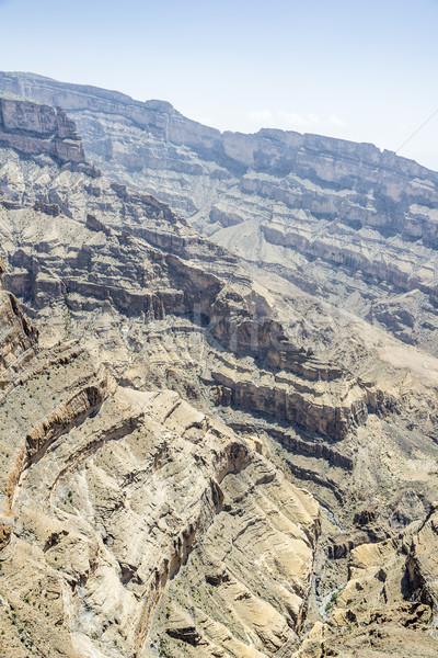 Canyon Jebel Shams Stock photo © w20er