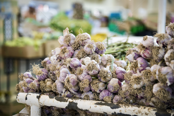 garlic on Nizwa market Stock photo © w20er