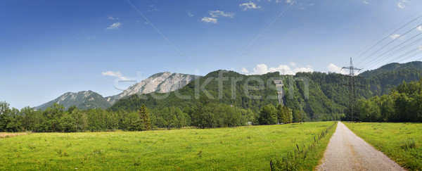 Panorama landscape Jochberg Stock photo © w20er