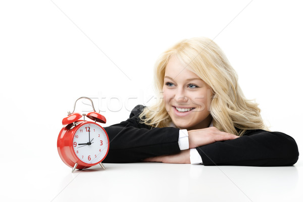 Laughing blond woman Stock photo © w20er