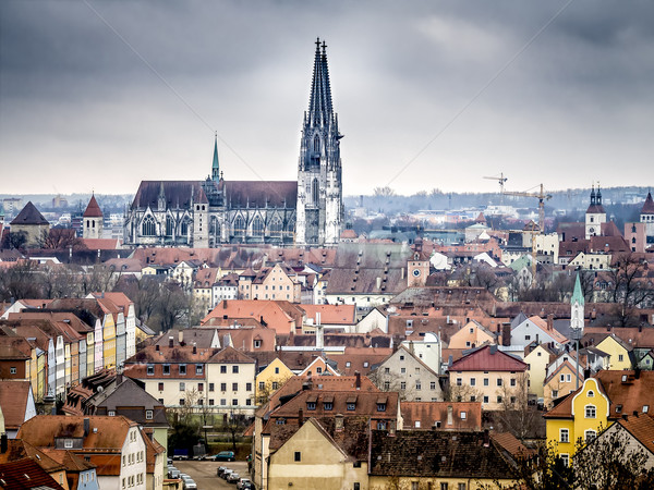 Cathedral Regensburg Stock photo © w20er