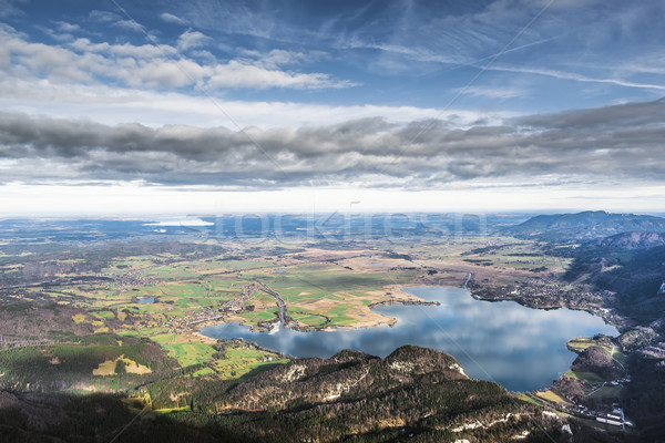 View from Herzogstand to Kochelsee Stock photo © w20er