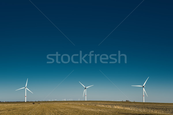 Windmills in northern Germany Stock photo © w20er
