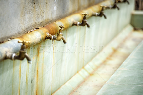 Acqua rubinetto plateau immagine frazione Oman Foto d'archivio © w20er