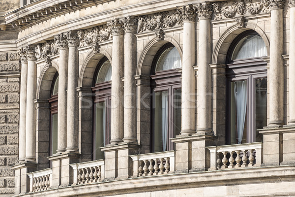 facade of opera house Dresden Stock photo © w20er