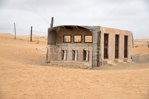 Bathroom Desert Wahiba Oman Stock photo © w20er